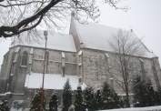 Bazylika Mniejsza w Wiślicy - widok od północnej strony.