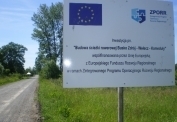 Początek ścieżki. Ulica Langiewicza w Busku-Zdroju