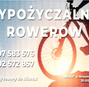 Wypożyczalnia rowerów w Nowym Folwarku