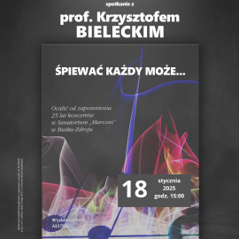 Spotkanie autorskie z prof. Krzysztofem Bieleckim