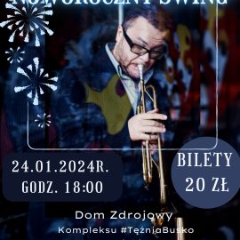 Koncert Piotra Krakowskiego "Noworoczny Swing"