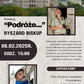 Prelekcja "Podróże..." Ryszard Biskup