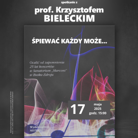 Spotkanie autorskie z prof. Krzysztofem Bieleckim