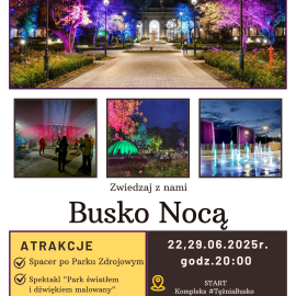Busko Nocą - spacer z przewodnikiem