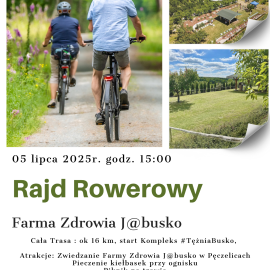 Rajd rowerowy do Farmy Zdrowia J@busko