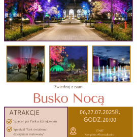 Busko Nocą - spacer z przewodnikiem