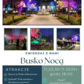 Busko Nocą - spacer z przewodnikiem
