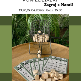 Bingo poniedziałki - zagraj z nami!