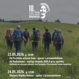 Spacery w ramach 18. Ogólnopolskiego Festiwalu Piosenki im. Wojtka Belona "Niechaj zabrzmi Bukowina"