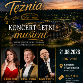 Koncert #Tężnia Busko "Letni musical"