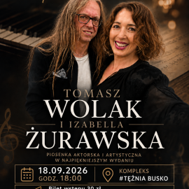 Muzyczna Tężnia koncert Tomasza Wolaka i Izabelli Żurawskiej