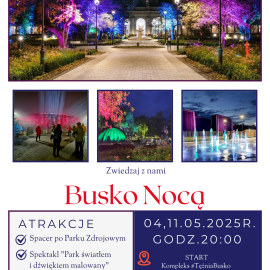 Busko Nocą – spacer z przewodnikiem